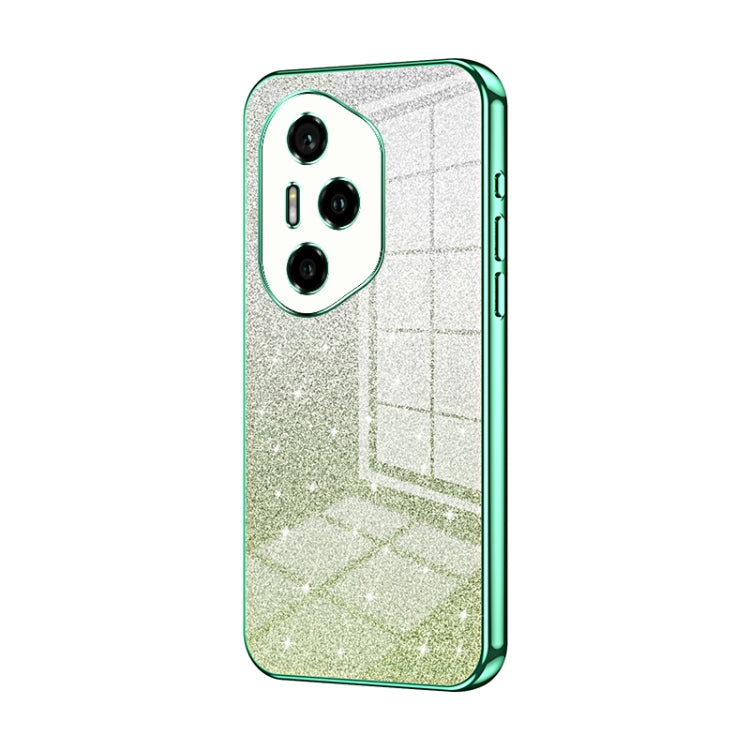 For Honor 300 Pro Gradient Glitter Powder Electroplated Phone Case