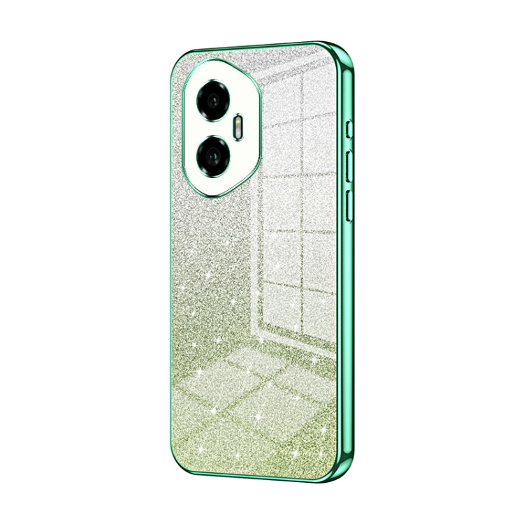 For Honor 300 Gradient Glitter Powder Electroplated Phone Case