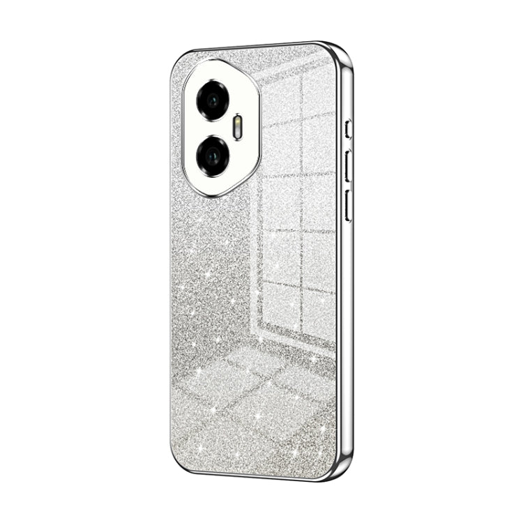 For Honor 300 Gradient Glitter Powder Electroplated Phone Case