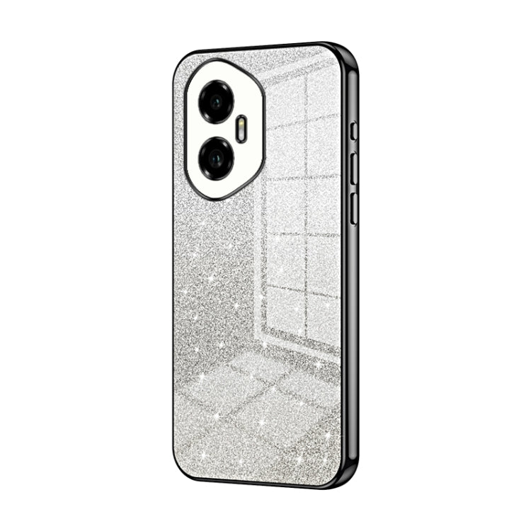 For Honor 300 Gradient Glitter Powder Electroplated Phone Case