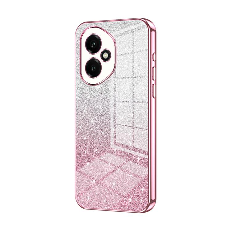 For Honor 400 Global 156.5mm Gradient Glitter Powder Electroplated Phone Case