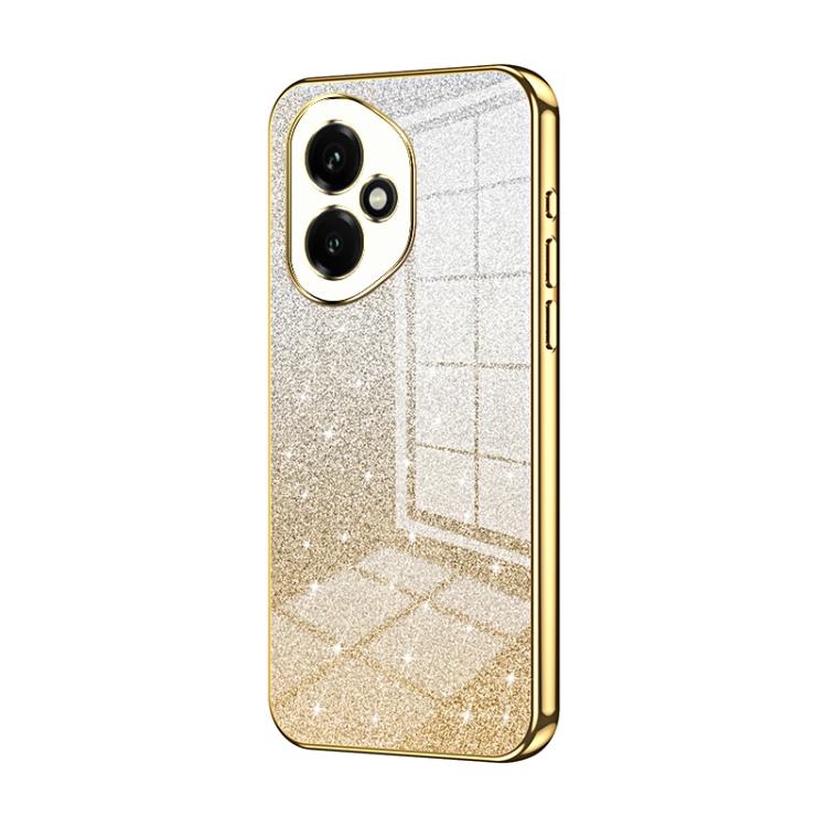 For Honor 400 Global 156.5mm Gradient Glitter Powder Electroplated Phone Case