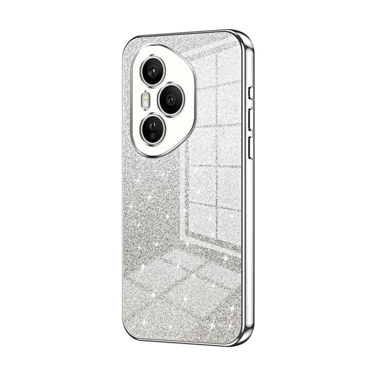 For Honor 400 Pro Global 160.8mm Gradient Glitter Powder Electroplated Phone Case