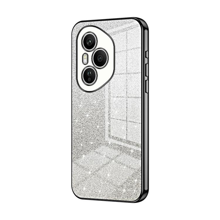 For Honor 400 Pro Global 160.8mm Gradient Glitter Powder Electroplated Phone Case
