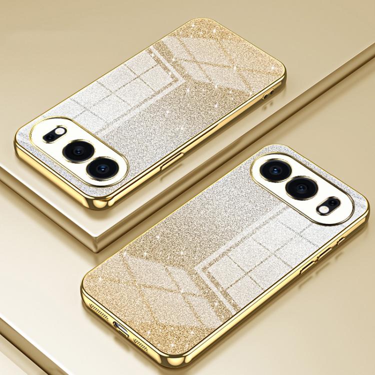For Honor 500 / 500 Pro Global Gradient Glitter Powder Electroplated Phone Case
