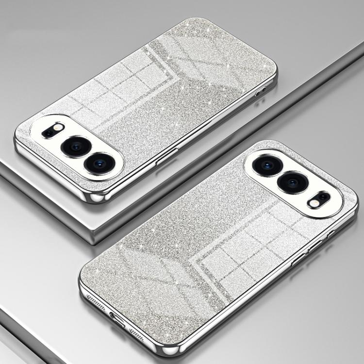 For Honor 500 / 500 Pro Global Gradient Glitter Powder Electroplated Phone Case