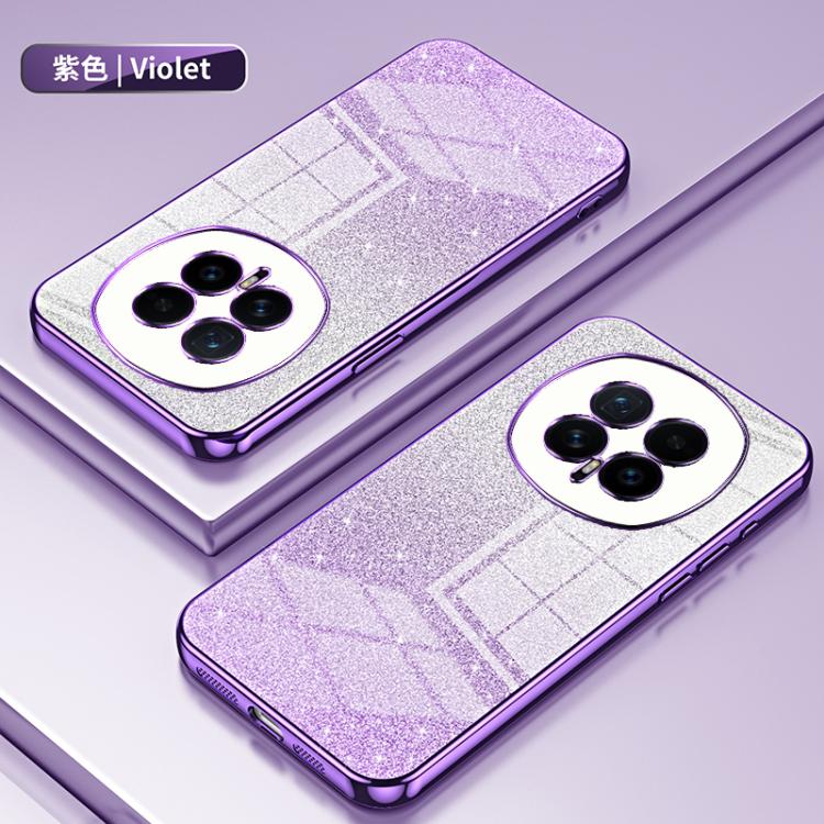 For Honor Magic8 Gradient Glitter Powder Electroplated Phone Case