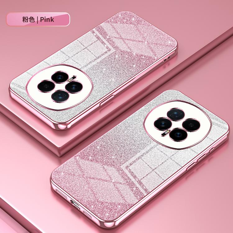 For Honor Magic8 Gradient Glitter Powder Electroplated Phone Case
