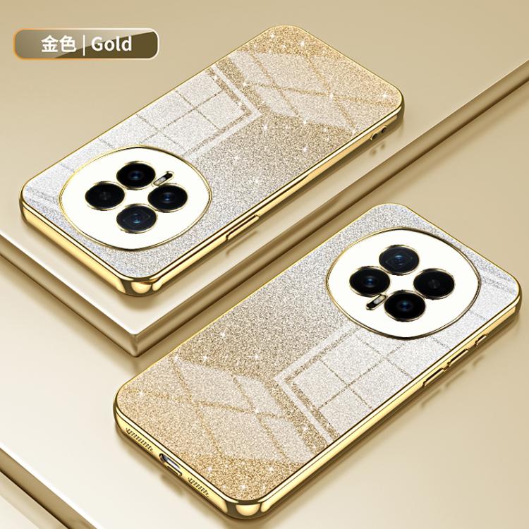 For Honor Magic8 Gradient Glitter Powder Electroplated Phone Case