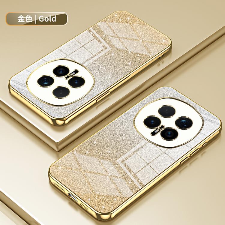 For Honor Magic8 Pro Gradient Glitter Powder Electroplated Phone Case