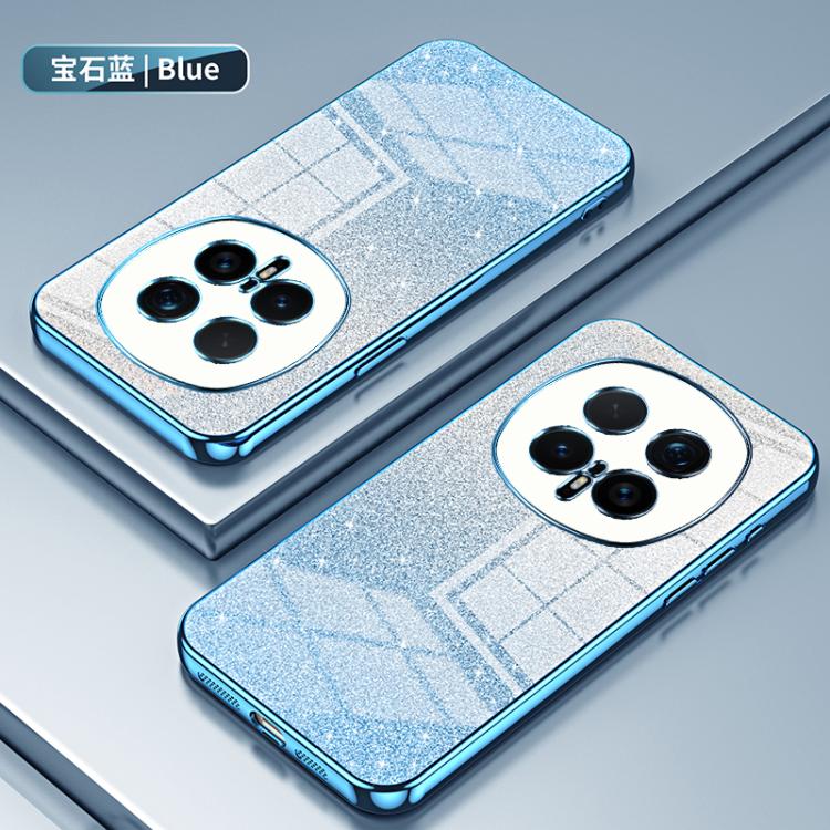 For Honor Magic8 Pro Gradient Glitter Powder Electroplated Phone Case