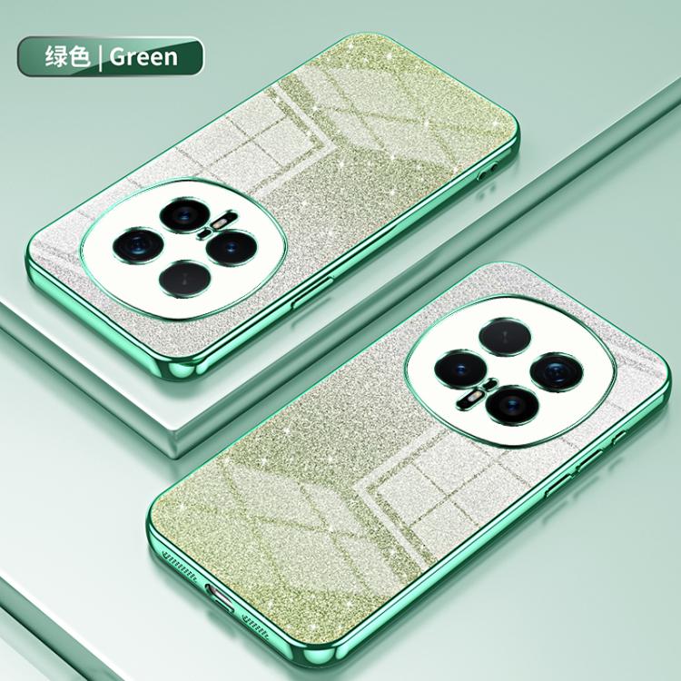 For Honor Magic8 Pro Gradient Glitter Powder Electroplated Phone Case