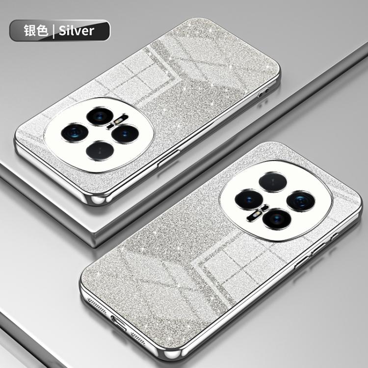 For Honor Magic8 Pro Gradient Glitter Powder Electroplated Phone Case