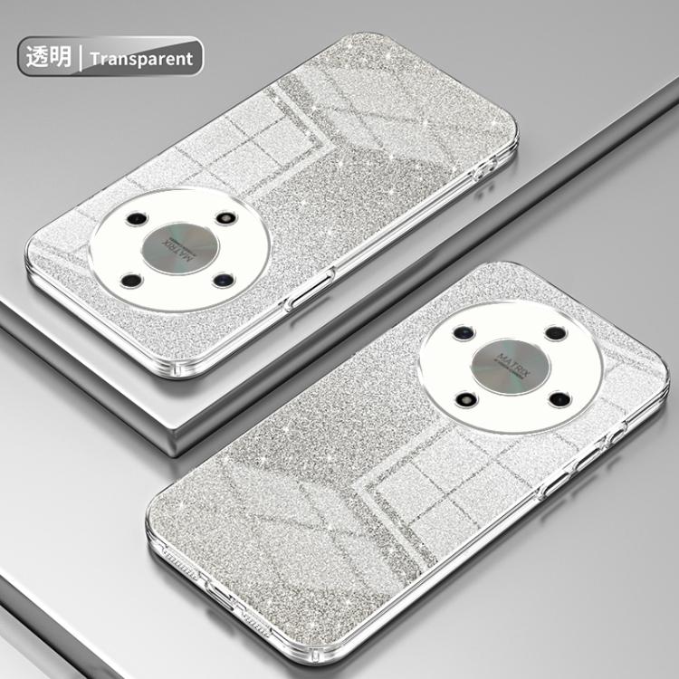 For Honor X9b Gradient Glitter Powder Electroplated Phone Case