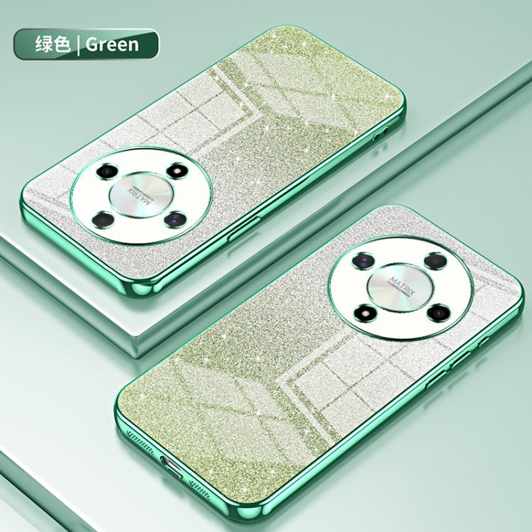 For Honor X9b Gradient Glitter Powder Electroplated Phone Case