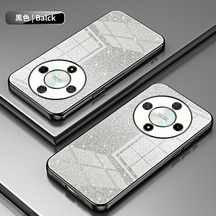 For Honor X9b Gradient Glitter Powder Electroplated Phone Case