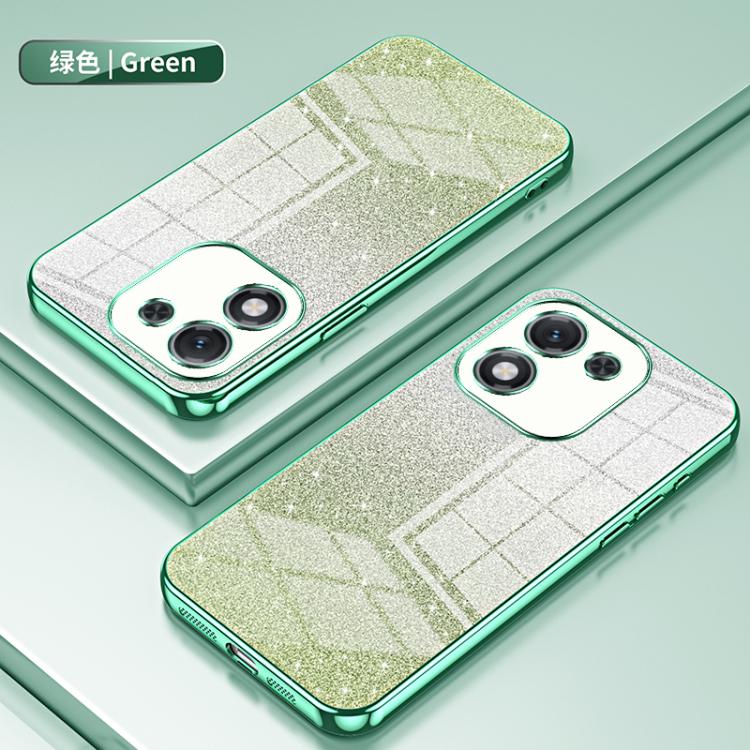 For Honor X70i Gradient Glitter Powder Electroplated Phone Case