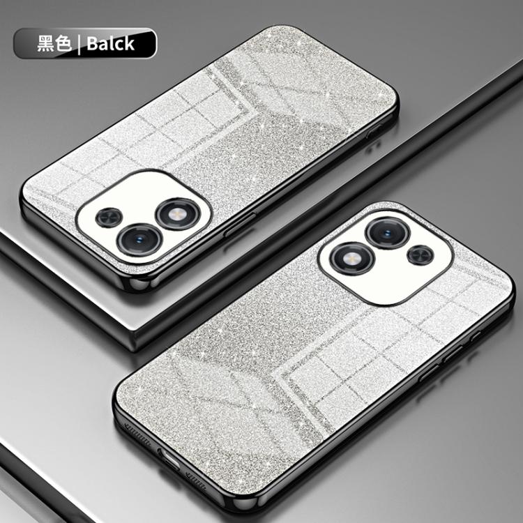 For Honor X70i Gradient Glitter Powder Electroplated Phone Case