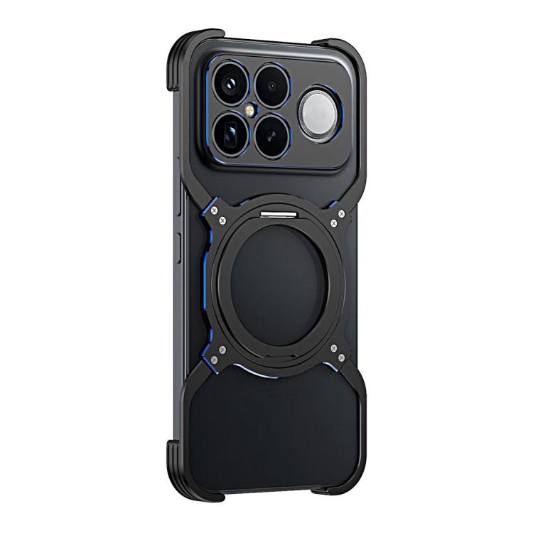 For Redmi K90 Pro Max / Poco F8 Ultra Mechanical Arm Borderless MagSafe Holder Metal Phone Case
