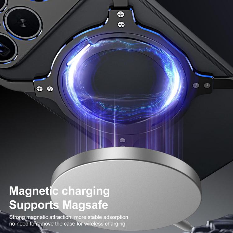 For Redmi K90 Pro Max / Poco F8 Ultra Mechanical Arm Borderless MagSafe Holder Metal Phone Case