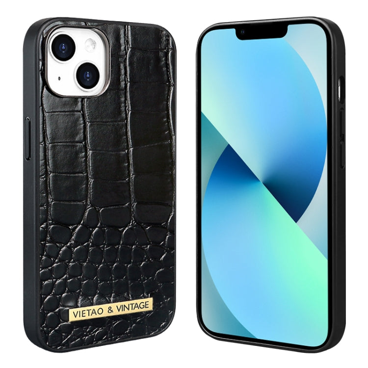 For iPhone 13 VIETAO Alligator Texture PU Phone Case