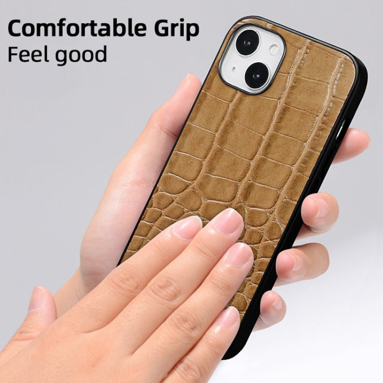 For iPhone 14 Pro Max VIETAO Alligator Texture PU Phone Case