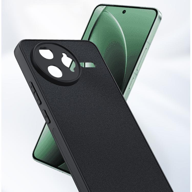 For Redmi K80 / Poco F7 Pro Ultra-thin Plain Skin Leather Phone Case