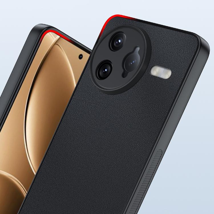 For Redmi K80 / Poco F7 Pro Ultra-thin Plain Skin Leather Phone Case
