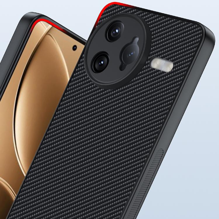 For Redmi K80 / Poco F7 Pro Ultra-thin Carbon Fiber Texture Printing Phone Case