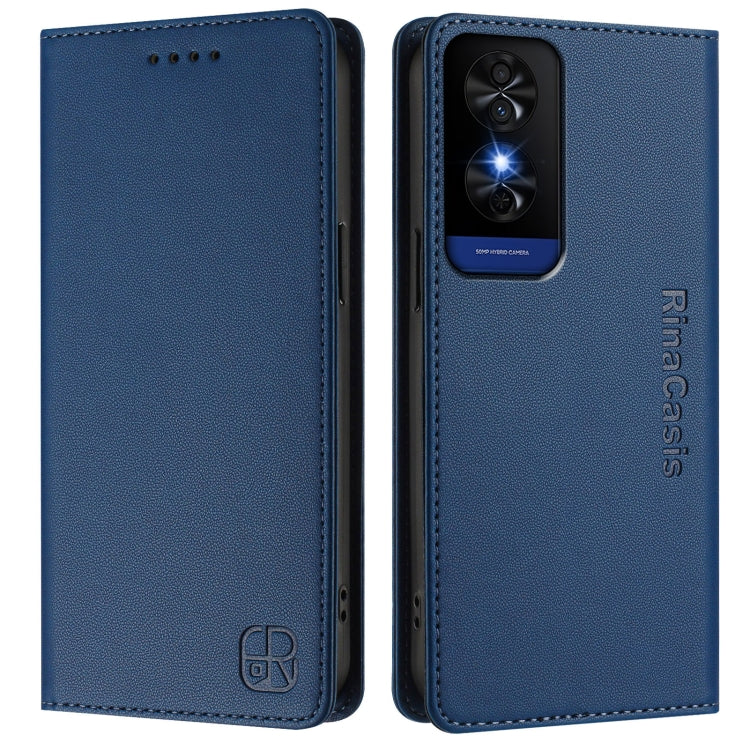 For TCL 50 5G / XE Nxtpaper 5G / XE 5G RC01 Dual-Folded Magnetic Suction RFID Leather Phone Case