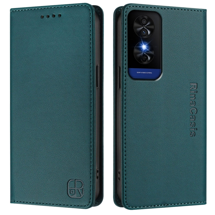 For TCL 50 5G / XE Nxtpaper 5G / XE 5G RC01 Dual-Folded Magnetic Suction RFID Leather Phone Case
