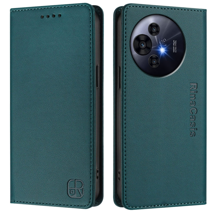 For TCL 50 Pro NxtPaper RC01 Dual-Folded Magnetic Suction RFID Leather Phone Case