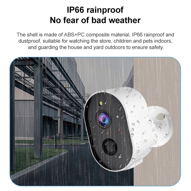 3MP Home Outdoor HD Wireless Surveillance Camera, 4G Version+9000mAh Battery