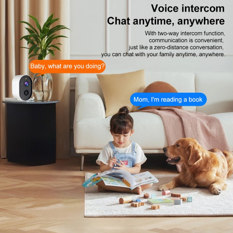 3MP Home Outdoor HD Wireless Surveillance Camera, WiFi Version+9000mAh Battery