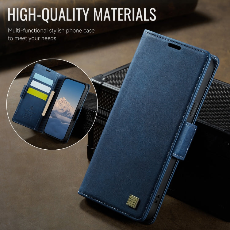 For Google Pixel 9 / 9 Pro AutSpace A11 Side Buckle MagSafe Magnetic RFID Phone Leather Case