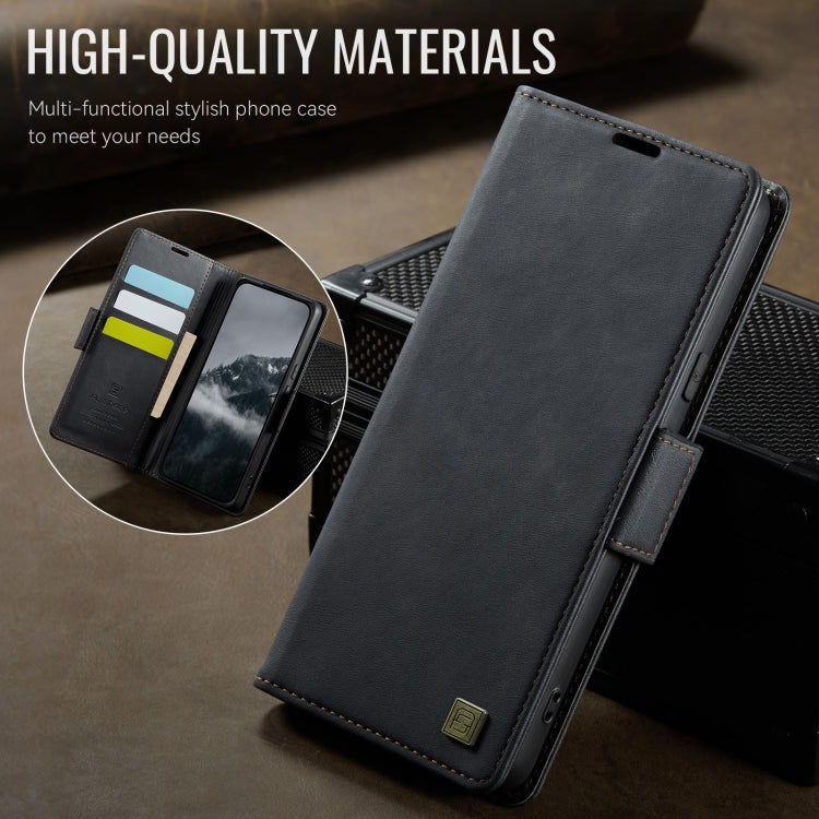 For Google Pixel 8 Pro AutSpace A11 Side Buckle MagSafe Magnetic RFID Phone Leather Case