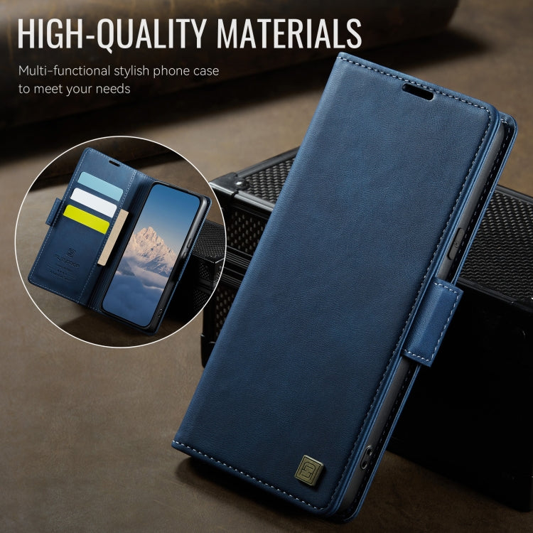 For Google Pixel 8 Pro AutSpace A11 Side Buckle MagSafe Magnetic RFID Phone Leather Case