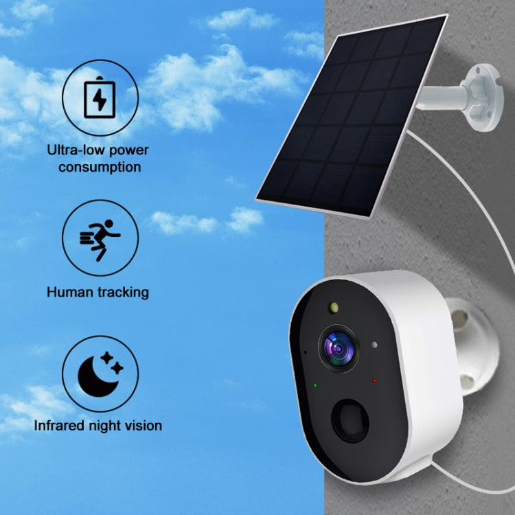 3MP Graffit Version Outdoor HD Solar Panel Wireless WiFi Surveillance Camera, Memory Card:32GB