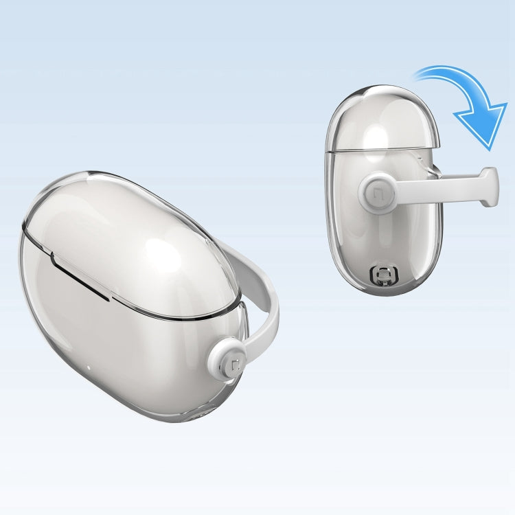 For Apple Beats Studio Buds / Buds+ Headphones Shape Clear Electroplated Acrylic Headset Protective Case