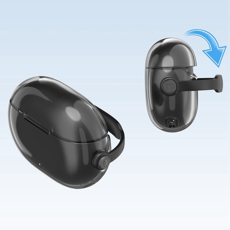 For Apple Beats Studio Buds / Buds+ Headphones Shape Clear Electroplated Acrylic Headset Protective Case