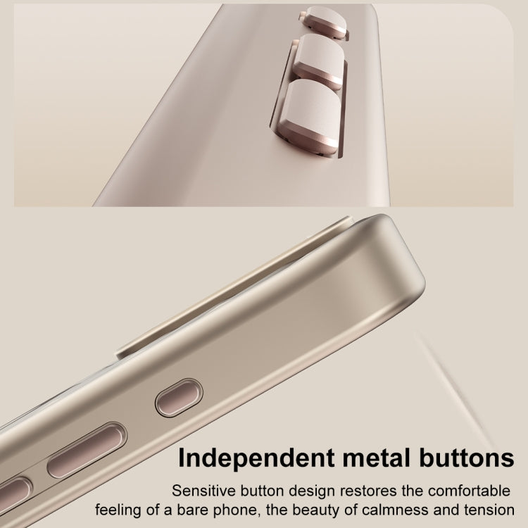 For iPhone 15 Pro Wave Texture Liquid Silicone Titanium MagSafe Phone Case