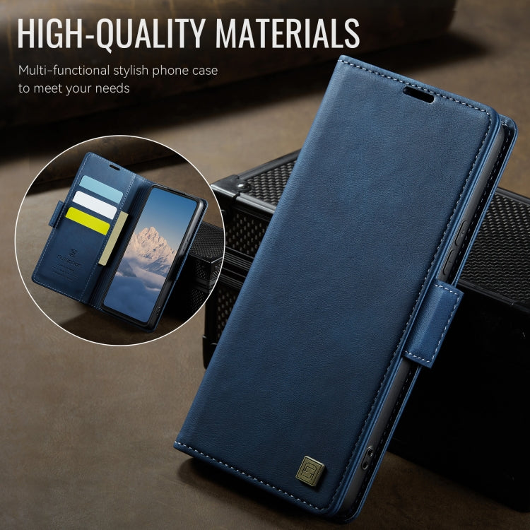 For Samsung Galaxy A54 5G AutSpace A11 Side Buckle MagSafe Magnetic RFID Phone Leather Case