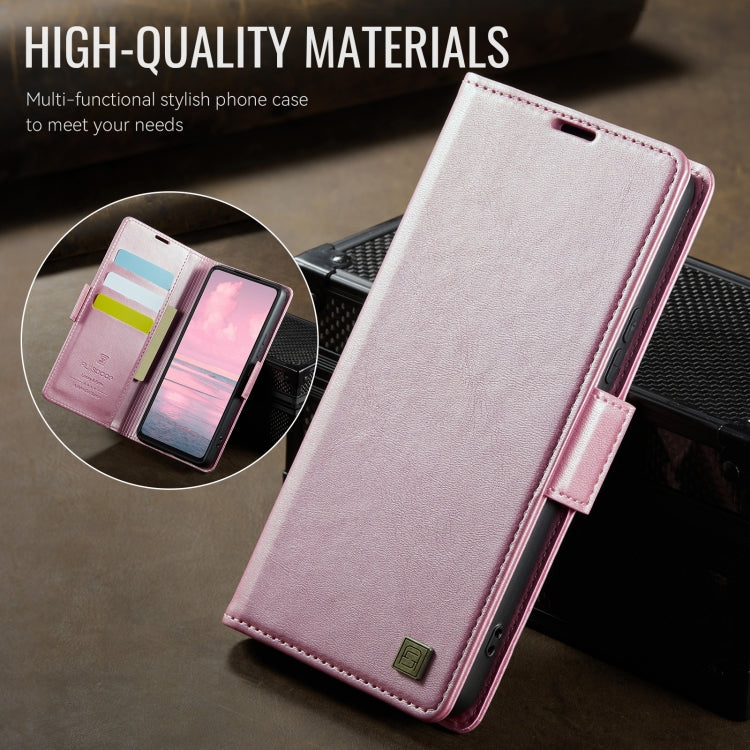 For Samsung Galaxy A54 5G AutSpace A11 Side Buckle MagSafe Magnetic RFID Phone Leather Case