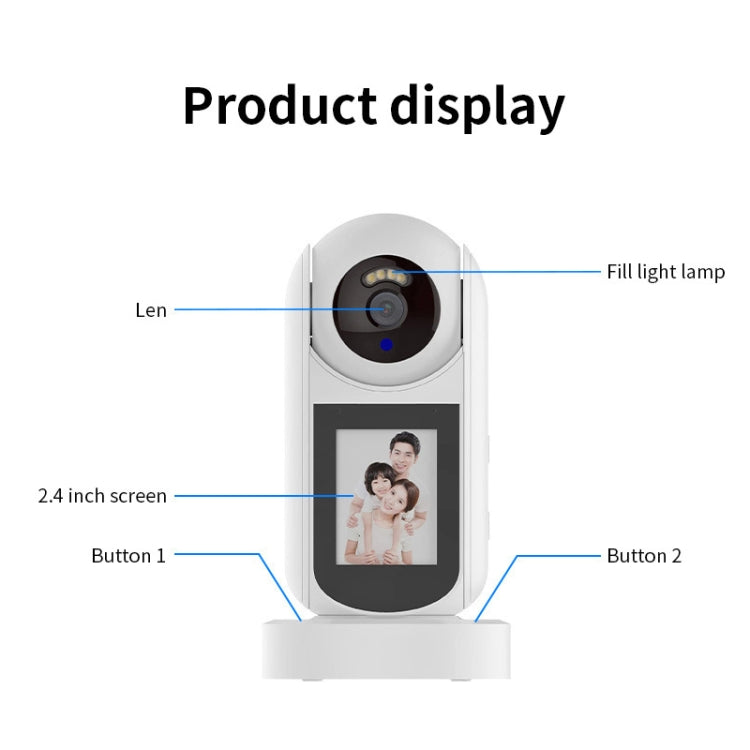 2MP HD Video Call Dual Light Full Color Night Vision WiFi Surveillance Camera