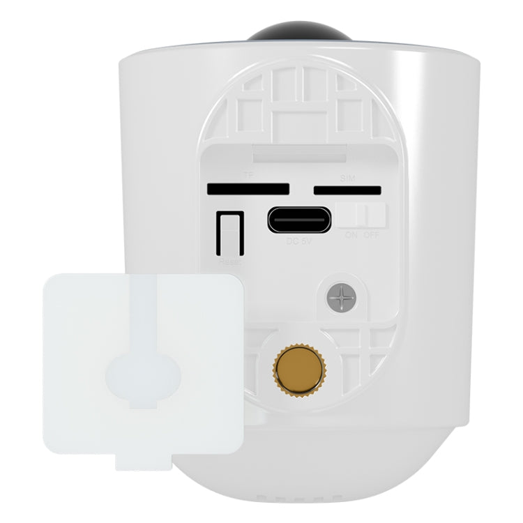 WiFi Tuya Smart Version HD Low Power Consumption Battery Camera, US Plug, Memory Card:128GB