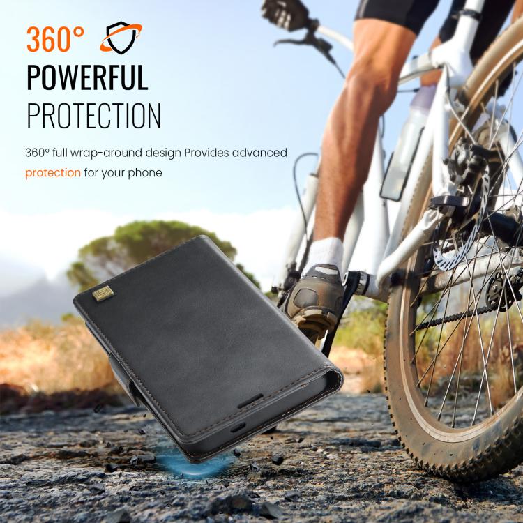For Samsung Galaxy S25 FE 5G AutSpace A11 Side Buckle MagSafe Magnetic RFID Phone Leather Case
