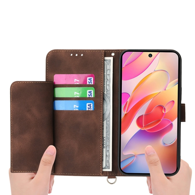 For Samsung Galaxy A36 Skin Feel Flowers Embossed Wallet Leather Phone Case