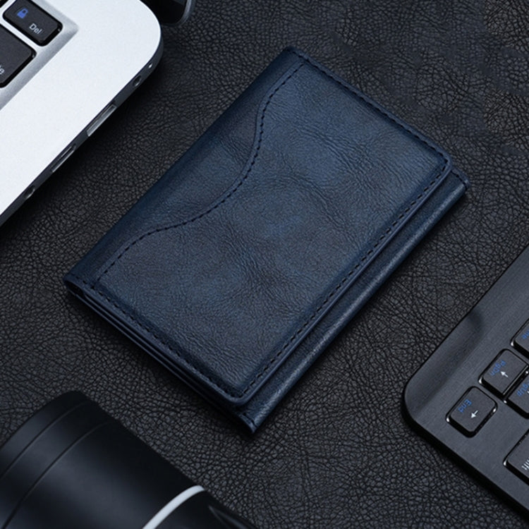 Tri-fold Wallet Phone Holder MagSafe Leather Card Bag