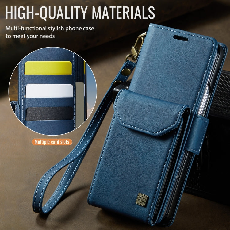 For Samsung Galaxy Z Fold6 5G AutSpace A23 Organ Card Bag Magnetic RFID PU Phone Case
