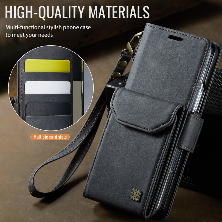 For Samsung Galaxy Z Fold6 5G AutSpace A23 Organ Card Bag Magnetic RFID PU Phone Case